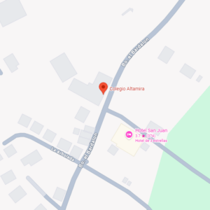 Plano de situación del Colegio Altamira